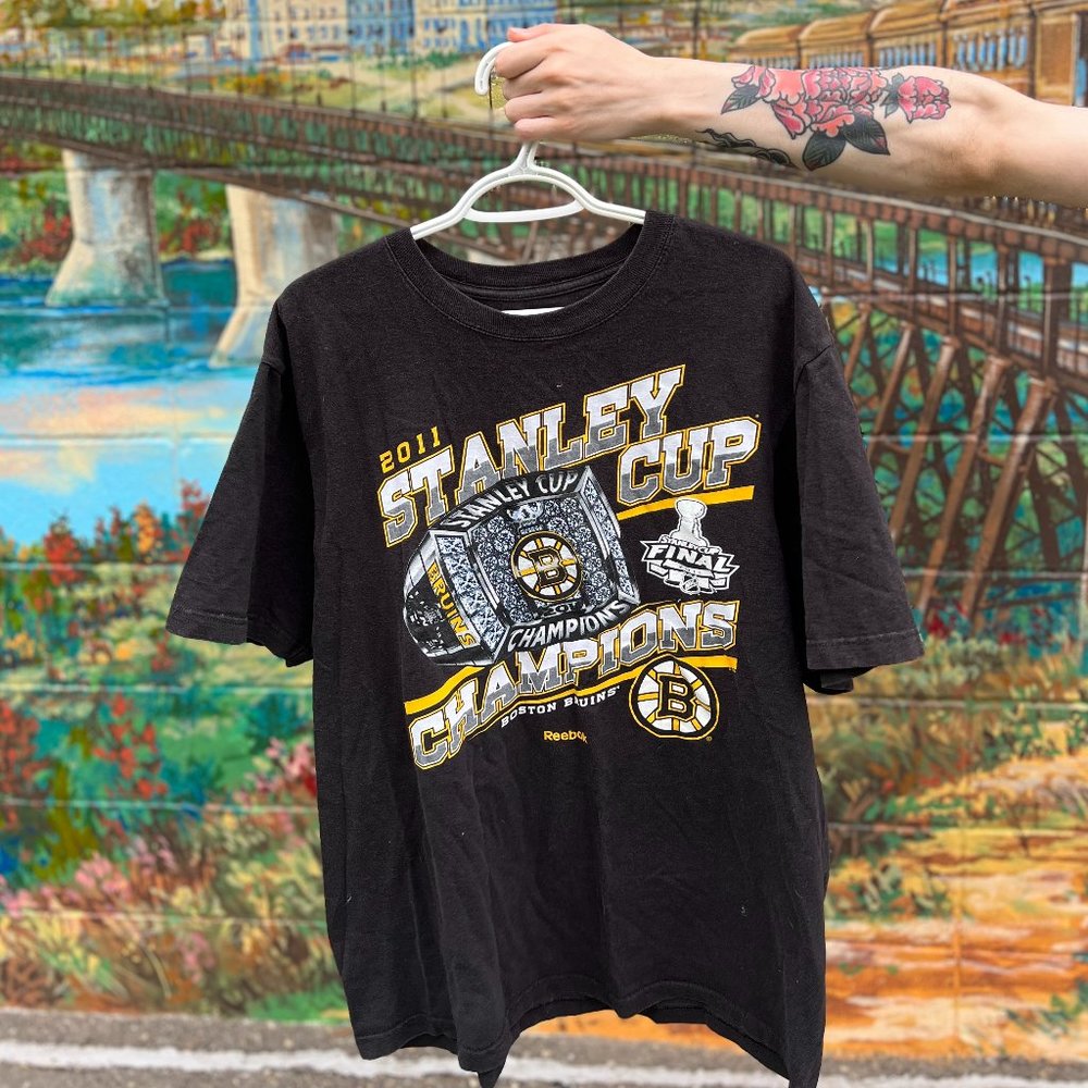 2011 Reebok, Boston Bruins Stanley Cup Champions Tee